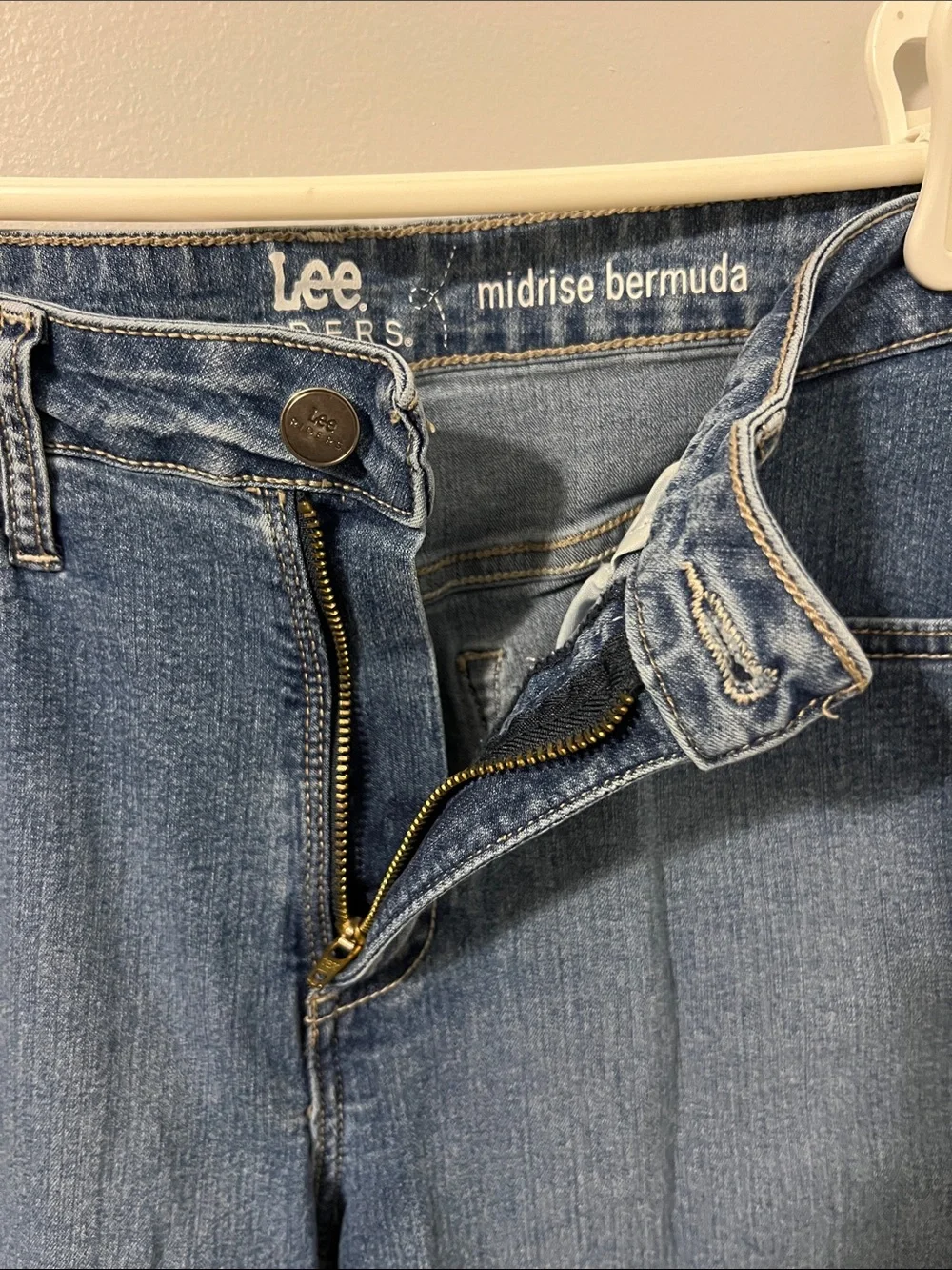 Lee Riders Midrise Bermuda Denim Shorts